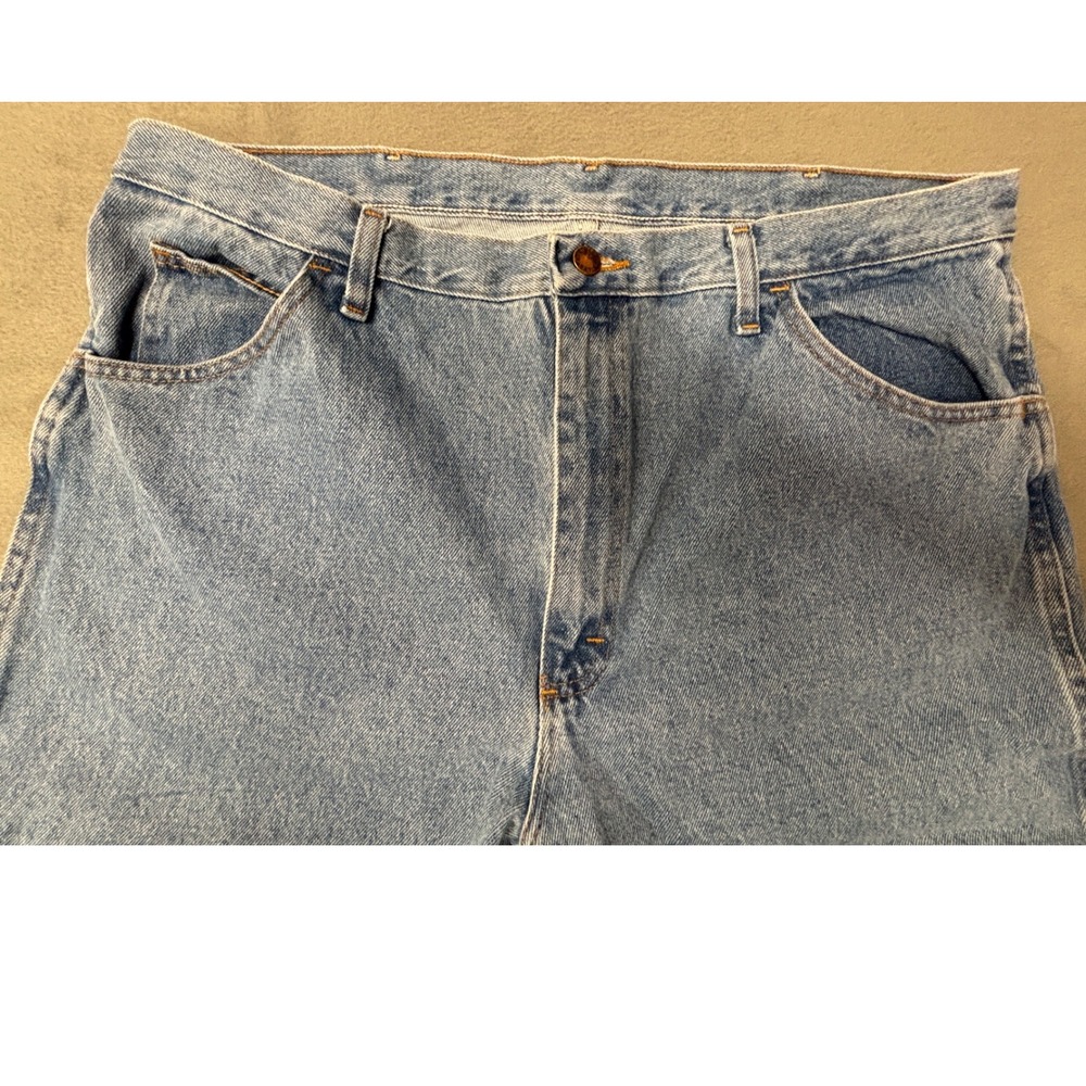 Rustler Classic Regular Fit Straight Leg Jeans Men's 40x30 Light Wash NWT - Picture 8 of 10